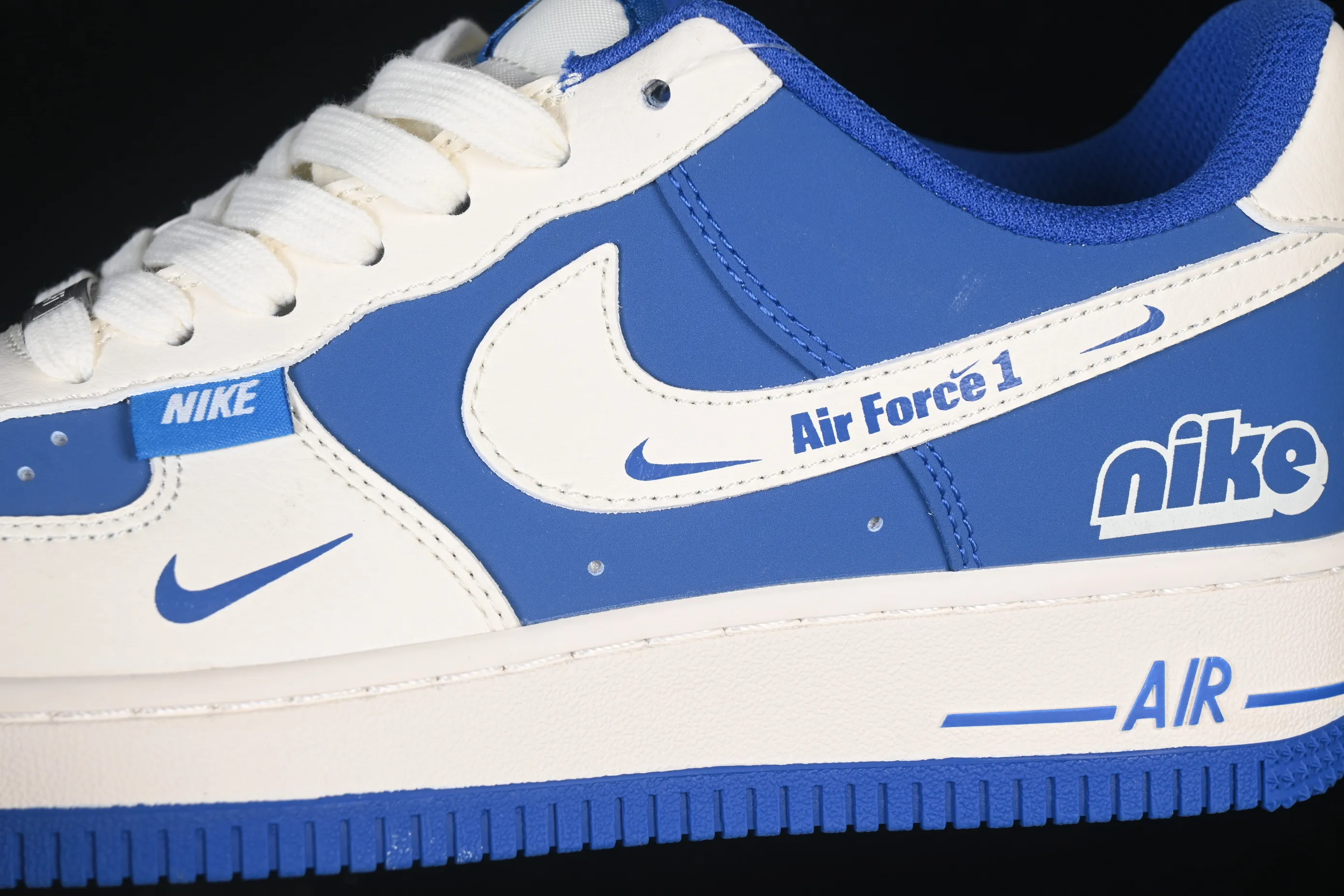 All categories Nk Air Force 1 Air Force series Nk Air Force 1 Low Air Force low-top Nike Air Force 1'07 Low joint white and blue Air Force 1 low-top casual sneakers XD9314-612